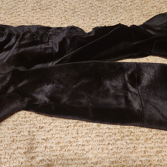 VELVETY/SUEDE KNEE HIGH BOOTS - Picture 5 of 6